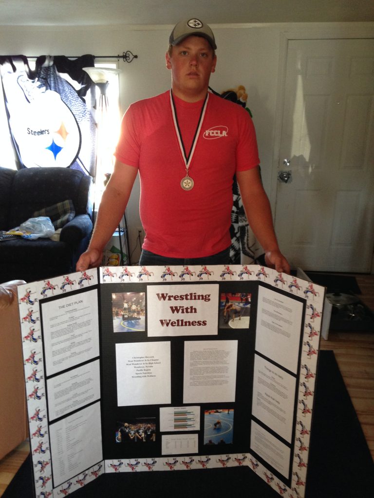 Christopher Haycock won Silver at the National Leadership Conference (FCCLA) in San Diego, California.