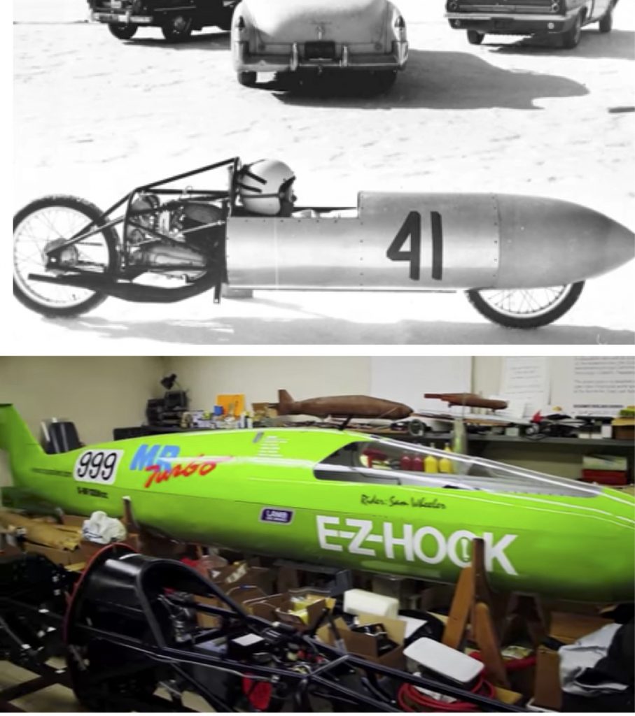 Sam Wheeler built his first streamliner in 1961 at the age of 18. He was the owner, builder and rider of the famous EZ Hook Streamliner.