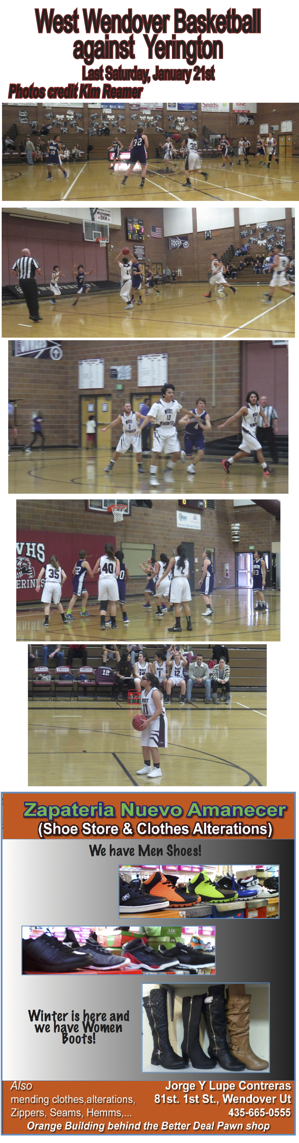 WW against Yerington